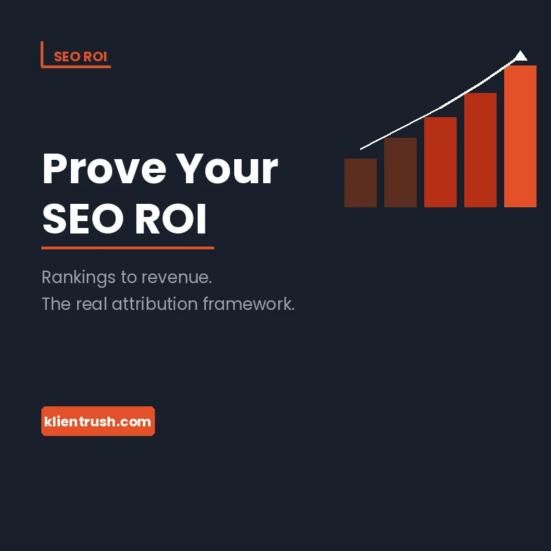 Featured graphic for how to measure SEO ROI from rankings to revenue attribution